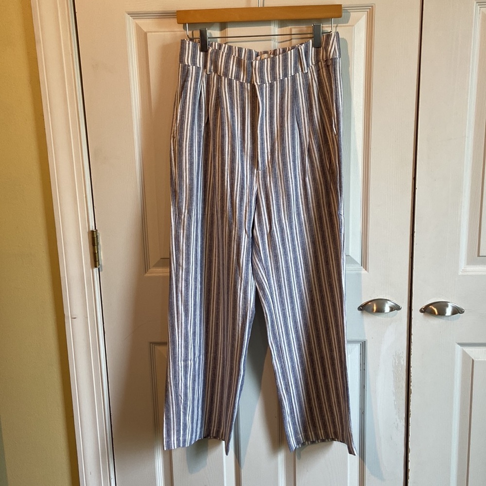 Abercrombie And Fitch Ultra High Rise Linen Pants